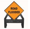 Temporary Plastic Road Signs Road Flooded Poly Sign 750 Tem13