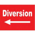 General Safety Signs Diversion Left Sign Gen12