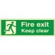 Photoluminescent Safety Signs Photoluminescent Fire Exit Sign Photo7