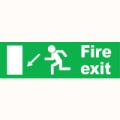 Emergency Notice Signs Emergency Fire Exit Directional Sign Aluminium Eme49