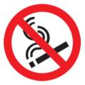 Prohibition Safety Signs No Smoking Sign Plastic Pro72