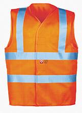 307 Fr As Ora Hi Vis Vest Lge Bee