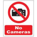 Prohibition Safety Signs No Cameras Sign Corriboard Pro92
