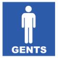 General Safety Signs Gents Sign Gen31