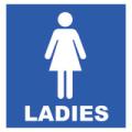 General Safety Signs Ladies Sign Gen38