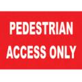 General Safety Signs Pedestrian Access Only Sign Gen44