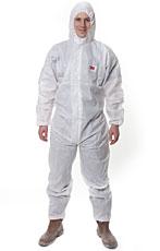 3m 4515 5/6 Coverall White L Bee