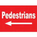 General Safety Signs Pedestrians Left Sign Gen46