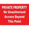 General Safety Signs Private Property No Access Sign Gen51