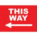 General Safety Signs This Way Left Sign Gen63
