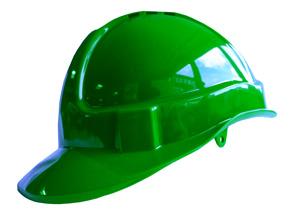 Economy Vented S/helmet Green Bee