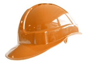 Economy Vented S/helmet Orange Bee