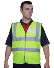 Sat Yellow Id Vest Lge Bee