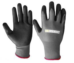 Nitrile Pu Mix Dotted Glove L Bee