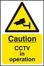 Warning Cctv Sav (pk5) Bee