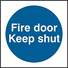 Fire Door Keep Shut Rpvc (pk5) Bee