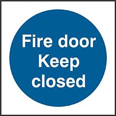 Fire Door Keep Closed Sav(pk5) Bee