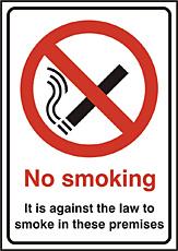 No Smoking Rpvc (pk5) Bee