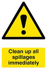 Clean Up All Spillages Bee
