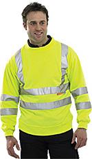 Sweatshirt Sat Yel Hi Viz L Bee