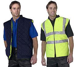 Bodywarmer Eng Sat/yellow L Bee