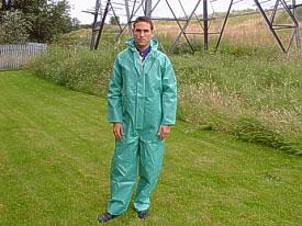 Chemtex Coverall Green L Bee