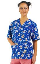 Vets Tunic Blue Dogs S Bee