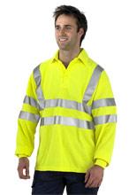 Click Fr As Hi Viz Polo L/s L Bee