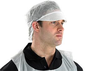 Disposable Snood Cap White Bee