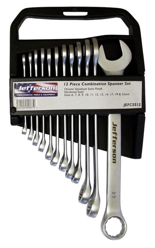 12 Piece Combination Spanner Set Jefcss12