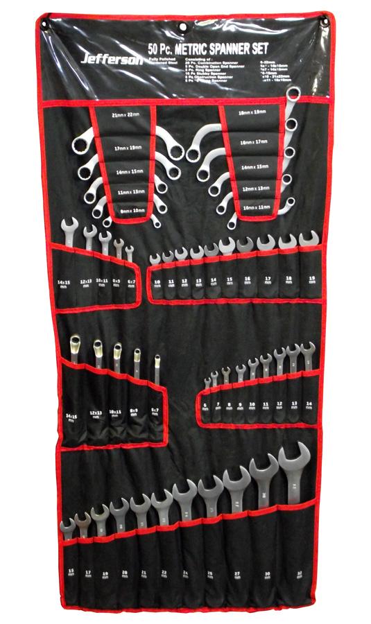 50 Piece Combination Spanner Set Jefcss50