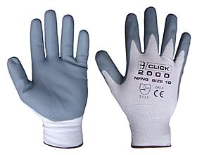 Nitrile Foam Nylon Glove 08 M Bee