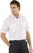 Pilot Shirt S/s White 14.5 Bee