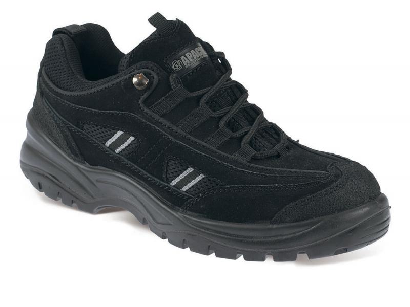 Ap302sm Size 3 Black Suede Safety Trainer (sterling Safety)