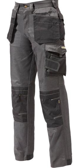 Apkhtgrey L33w34 Grey/black Multi Pock Trouser (sterling Safety)