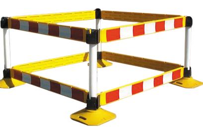 Road Barrier Systems Pvc Barrier Boards 1.25m Bar24