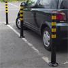 Flexbrite Flexible Bollard 1000mm (black/yellow) PittSwingback