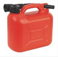 Fuel & Water Containers 5 Litre (1 Gallon) Red Plastic Fuel Can C285