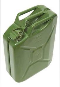 Fuel & Water Containers Green Army Style Jerrycan 20 Litre C288