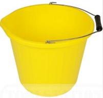 Bucket & Bins Yellow Builders Plastic Bucket C399