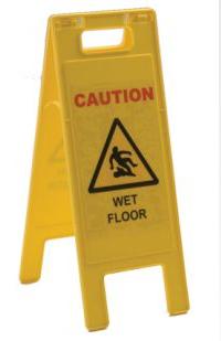 Spill Safety Caution Wet Floor Sign Plastic A-frame C463