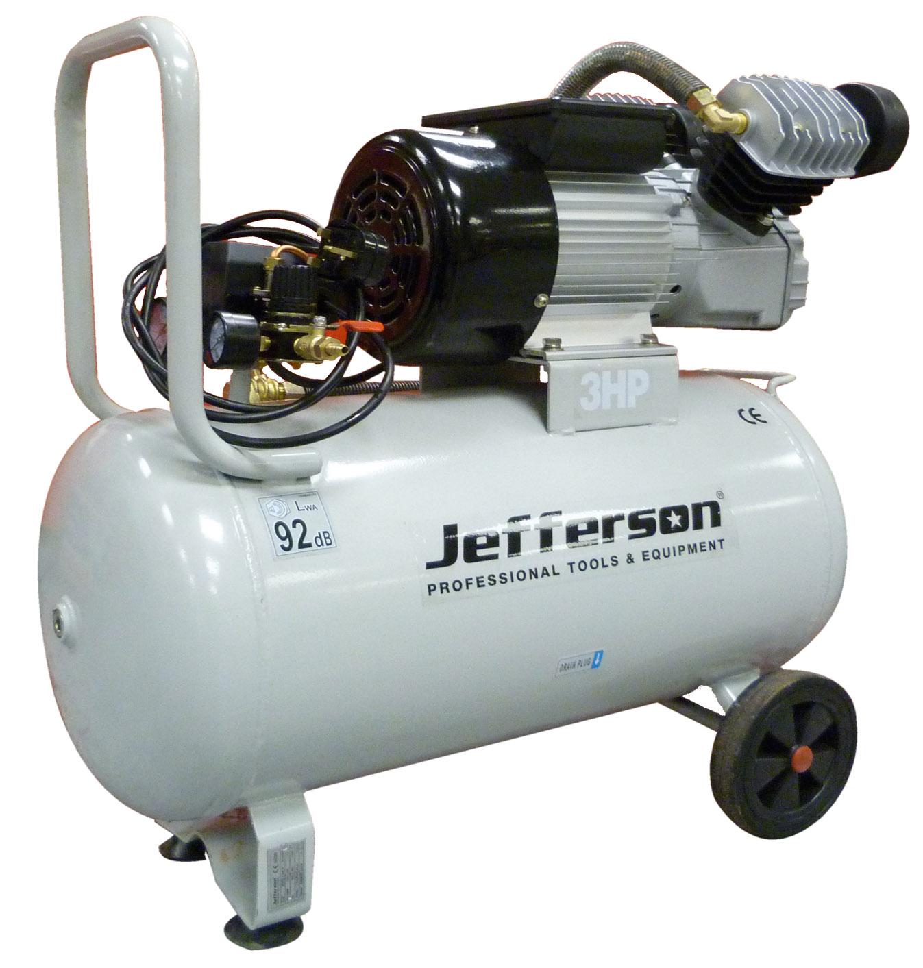 50 Litre 3hp V Pump Compressor 110v Jefld3007/50110