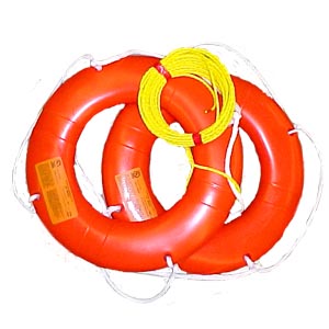 Flotation Wear / Adult Vests 24" Orange Ring Buoy Mari32