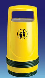 Litter Bins/lockers Merlin Litter Bin With Ash Tray Mer2