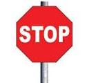 Temporary Traffic Sign Complete With Metal Stand Stop Sign Metal 750 Met78