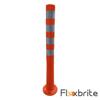 Flexbrite� Flexible Bollard 1000mm (orange/white) PittSwingback