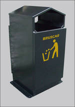 Freestanding Litter Bins Apex Top Street Bin Para032