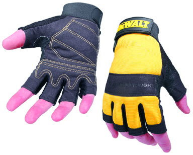 Performance 4 Size L Yellow/black Fingerless Glove (sterling Safety)