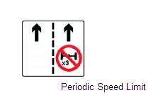 Permanent Traffic Sign Periodic Speed Limit 600x600 Rus 045