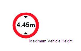Permanent Traffic Sign Maximum Vehicle Height 600x600 Rus 016